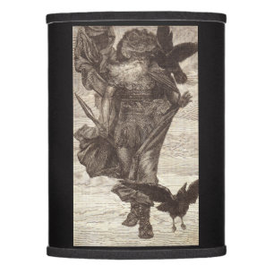 1871 Odin, Norse God of Wisdom Lamp Shade