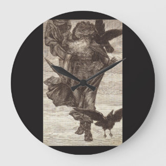1871 Odin, Norse God of Wisdom Large Clock