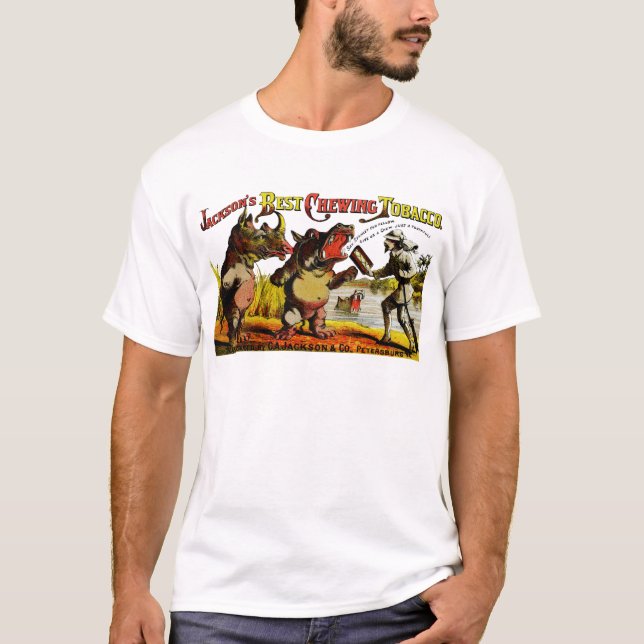1871 Vintage Chewing Tobacco Ad T-Shirt (Front)