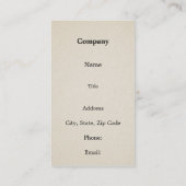 1873 Vintage Wine Bottle with Grapes and Leaves Business Card (Back)