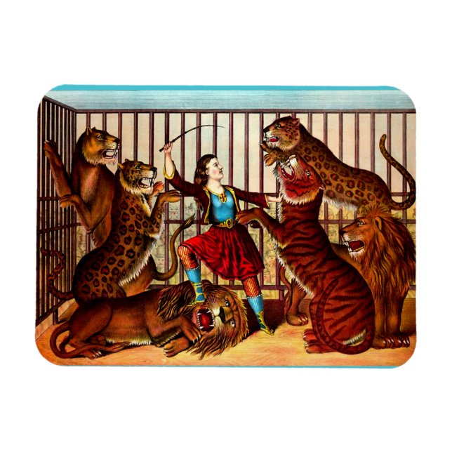 1874 The Lion Queen Magnet (Horizontal)