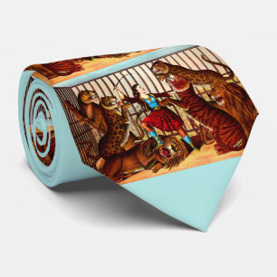 1874 The Lion Queen print Neck Tie