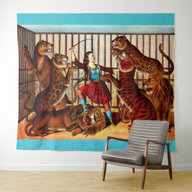 1874 The Lion Queen Tapestry (In Situ (Horizontal))