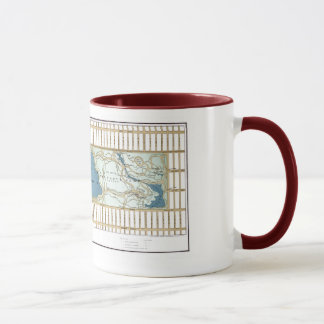 1875 Map of the Central Park, New York City Mug