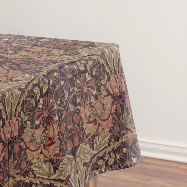 1876 Vintage William Morris Honeysuckle Tablecloth (In Situ)