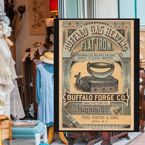 1877 Buffalo Forge Company Vintage Advertisement Postcard