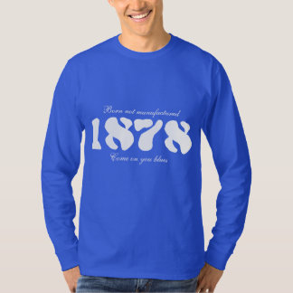 1878 blue long sleeved top