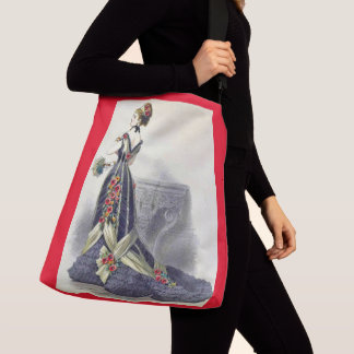  1879 ball gown fashion print  crossbody bag