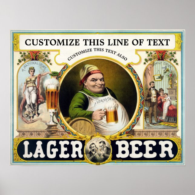 1879 Beer Ad Poster (Front)