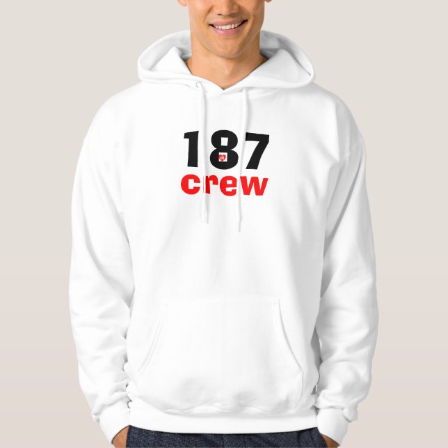 187 crew custom special edition hoody-a v2dheart p hoodie (Front)