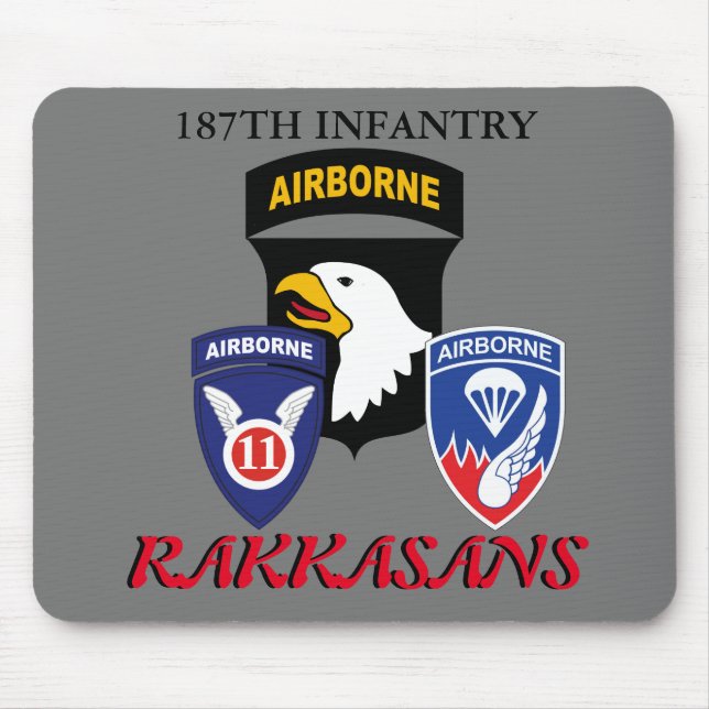 187TH INFANTRY RAKKASANS MOUSE PAD (Front)