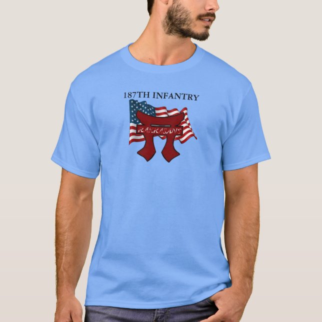 187TH INFANTRY RAKKASANS T-SHIRT (Front)