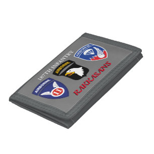 187TH INFANTRY RAKKASANS TRI-FOLD WALLET