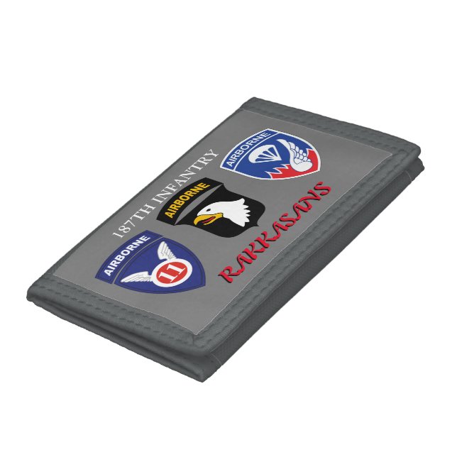 187TH INFANTRY RAKKASANS TRIFOLD WALLET (Bottom)