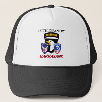 187TH INFANTRY RAKKASANS TRUCKER HAT