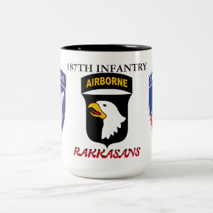 187TH INFANTRY RAKKASANS Two-Tone COFFEE MUG