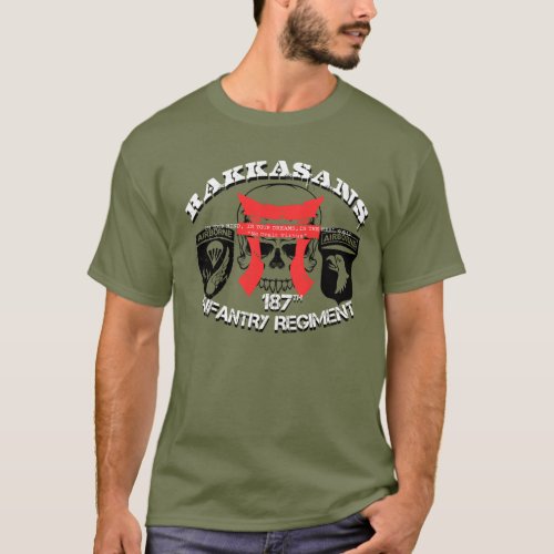 187th Infantry  RAKKASANS Warzone T_Shirt