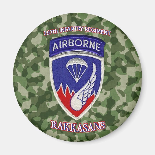 187th Infantry Regiment Magnet (Front)