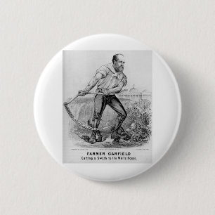 1880 Garfield Pinback Button
