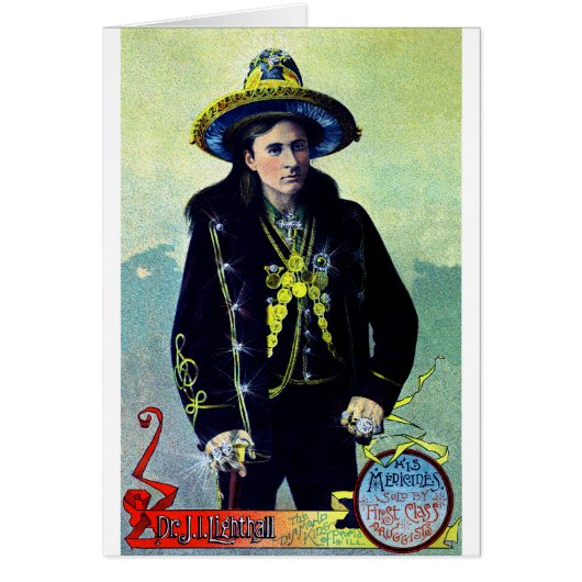 1880 Medicine Show Poster Cards (Front)