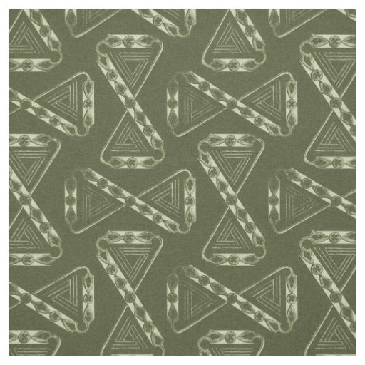 1880 Was a Long Time Ago, Olive Green Fabric
