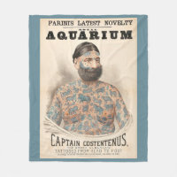 1880s Captain Costentenus tattooed man