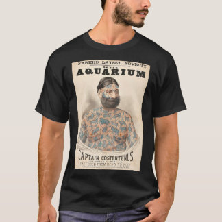 1880s Captain Costentenus tattooed man T-Shirt