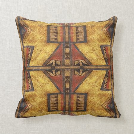 1880's Cheyenne Parfleche  Pillow Design