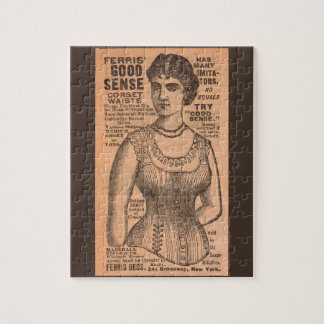 1880s Ferris Common Sense Corsets ad Jigsaw Puzzle