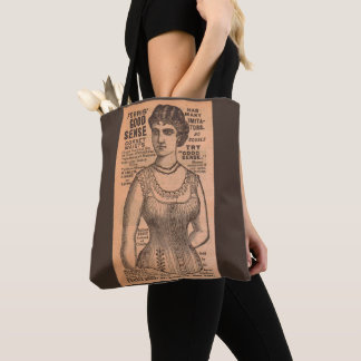 1880s Ferris Common Sense Corsets ad Tote Bag