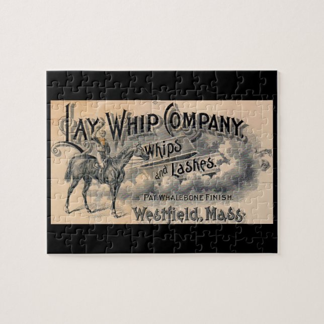 1880s Lay Whip Company billhead Jigsaw Puzzle (Horizontal)