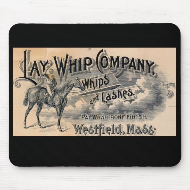 1880s Lay Whip Company billhead Mouse Pad (Front)