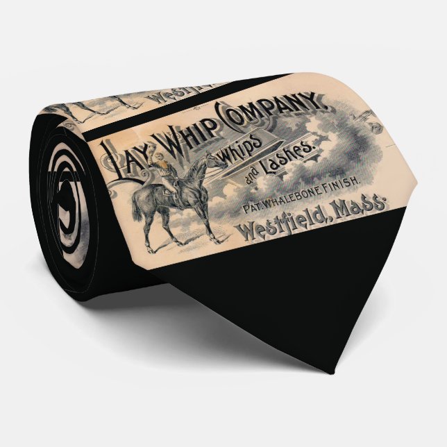 1880s Lay Whip Company billhead print  Neck Tie (Rolled)