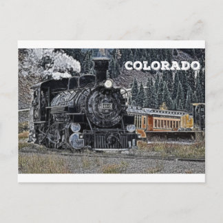 1881 Durango & Silvertown Narrow Gauge Railroad Postcard