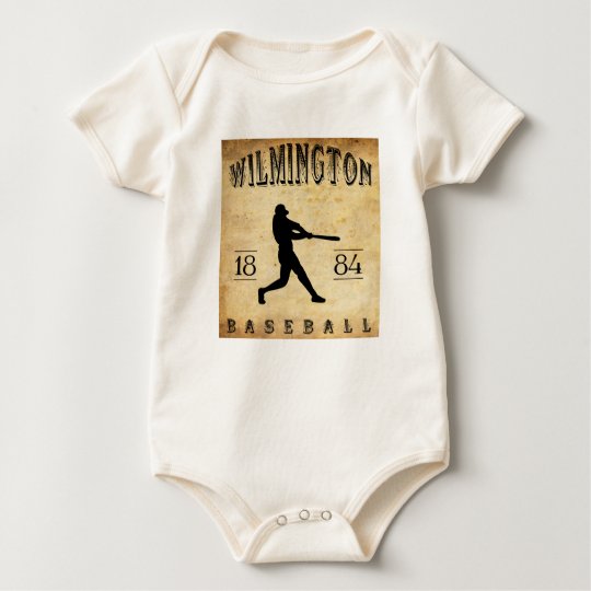 1884 Wilmington Delaware Baseball Baby Bodysuit