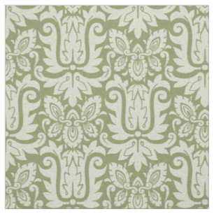 1885 Damask, Willow Green Fabric