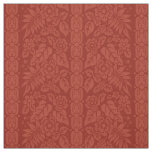 1885 Floral Stripe, Poppy Red Fabric