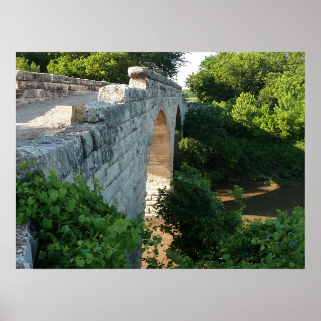1886 Clements Stone Arch Bridge Poster (Front)