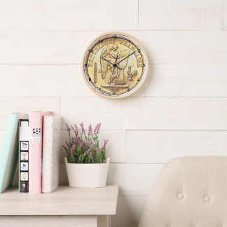 1886 French Gold 20 Franc Angel Clock