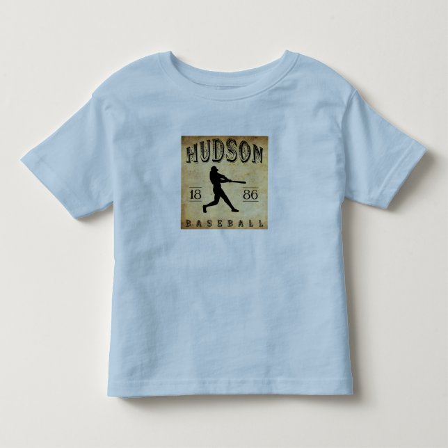 1886 Hudson New York Baseball Toddler T-shirt (Front)