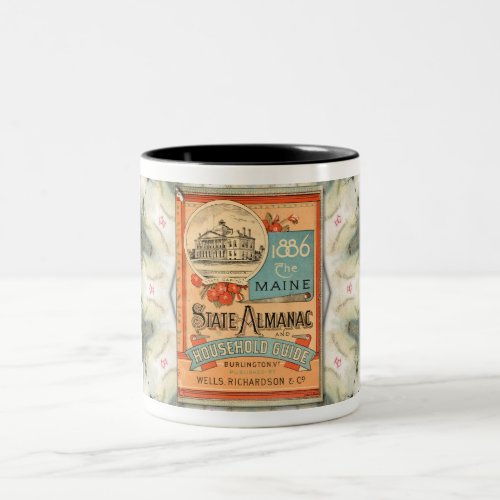 1886 MAINE ALMANAC COVER ART Coffee Mug