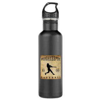1886 Poughkeepsie New York Baseball Stainless Steel Water Bottle