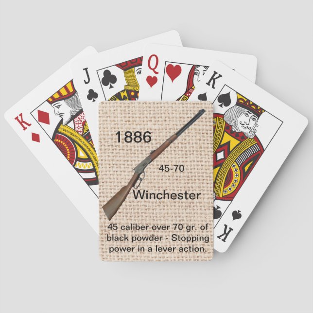 1886 Winchester Playing Cards (Back)