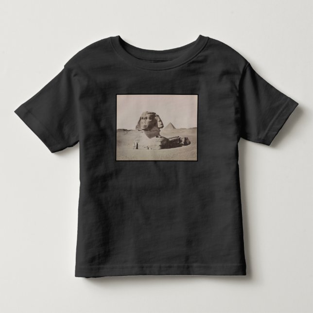 1887 Great Sphinx of Giza Necropolis in Egypt Toddler T-shirt (Front)