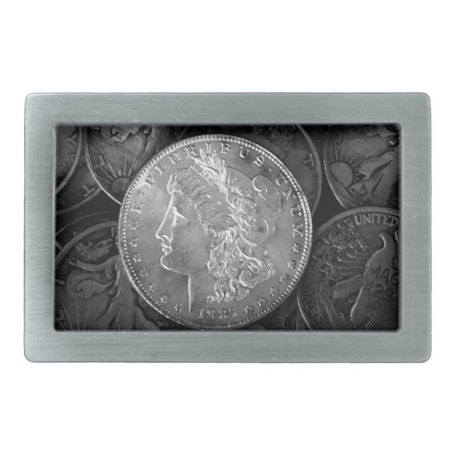 1887 Liberty Silver Dollar Belt Buckle (Front)