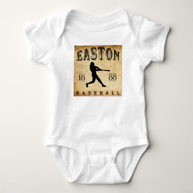 1888 Easton Pennsylvania Baseball Baby Bodysuit (Front)