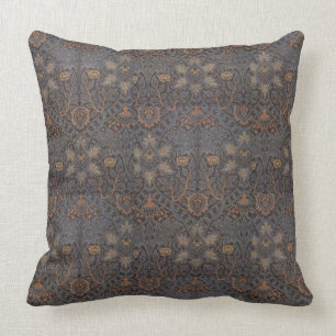 1888 Vintage William Morris Ispahan Throw Pillow