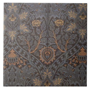 1888 Vintage William Morris Ispahan Tile
