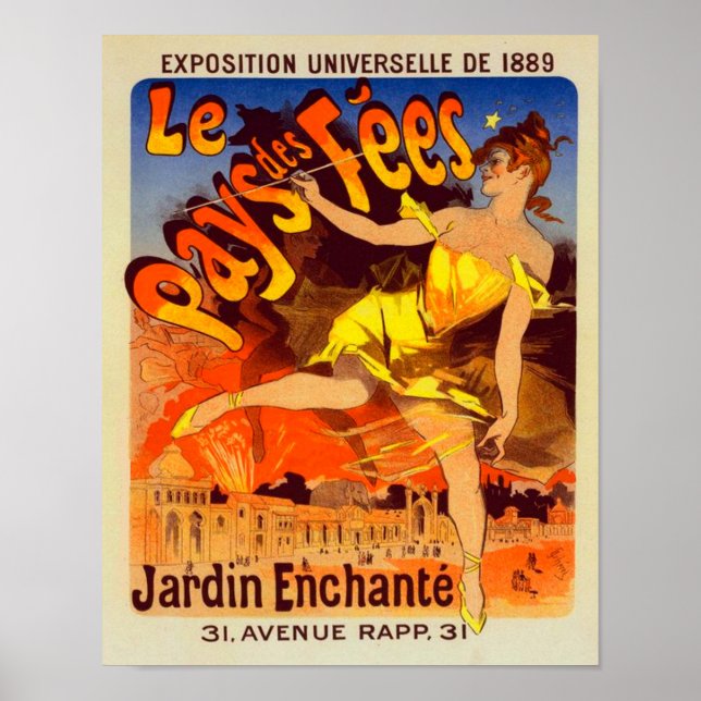 1889 Exposition Uninverselle  - World's Fair Poster (Front)