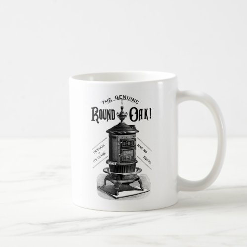 1889 Round Oak Stove Coffee Mug